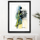 Zone Bleue by Sylvie Cloutier on GIANT ART - green abstract