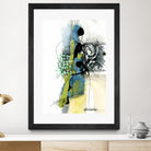 Zone Bleue by Sylvie Cloutier on GIANT ART - green abstract