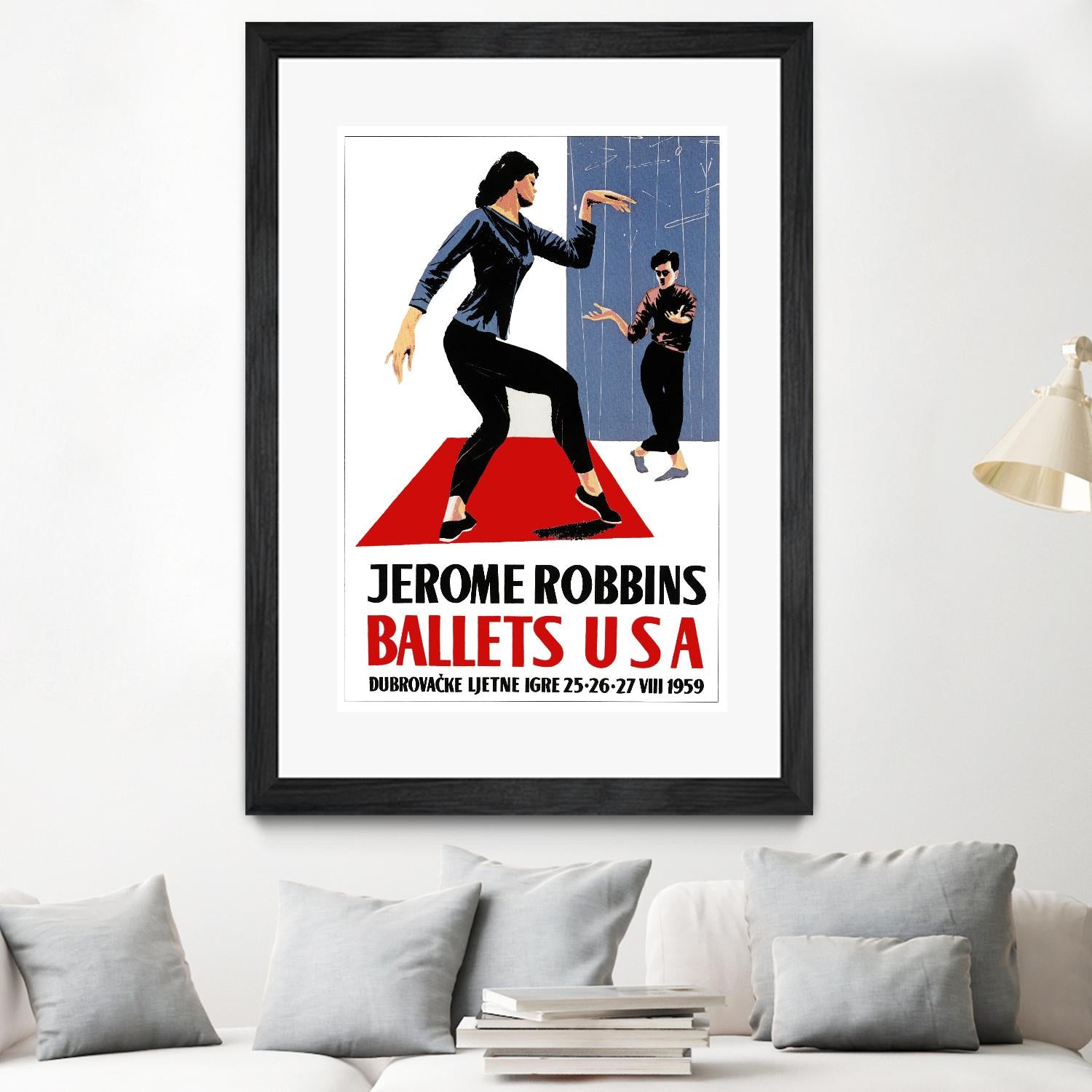 Ballets USA by Archive on GIANT ART - red vintage usa