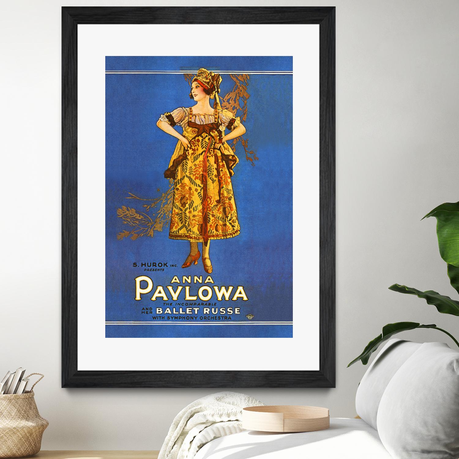 Ballet Russe by Archive on GIANT ART - beige vintage dancer