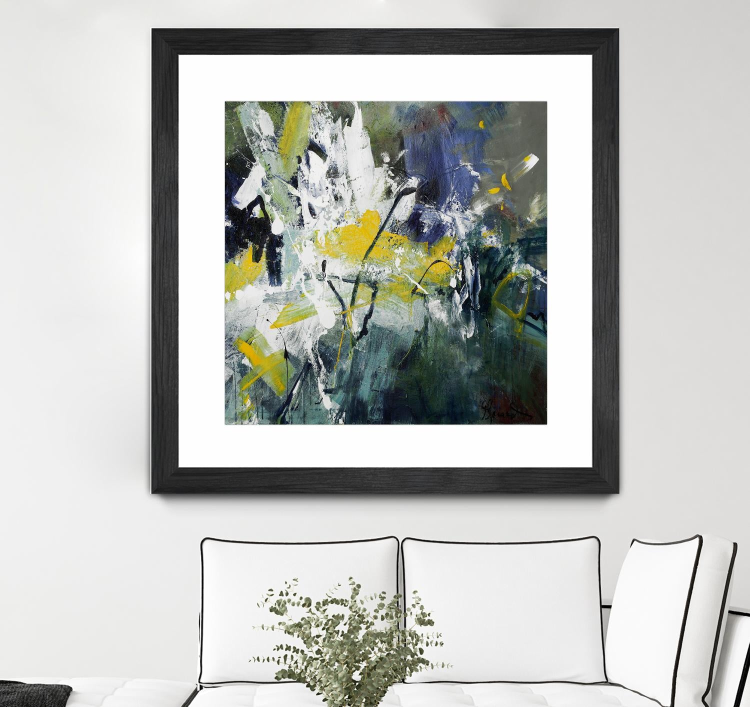 New Sparkle by Doris Savard on GIANT ART - green abstract