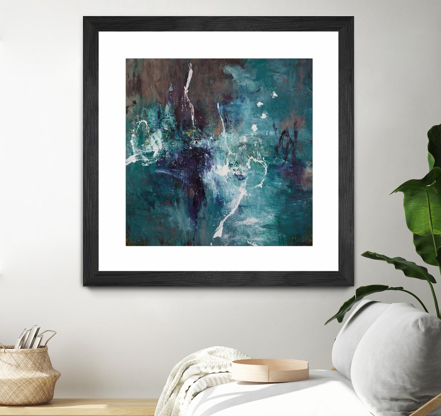New Emergence by Doris Savard on GIANT ART - blue abstract