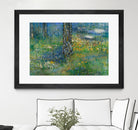 Spring Dreaming by Diane Lambin on GIANT ART - green abstract forest