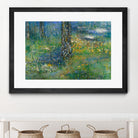 Spring Dreaming by Diane Lambin on GIANT ART - green abstract forest