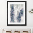 Blue Birch – Cool -3 by Lori Dubois on GIANT ART - blue abstract