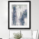 Blue Birch – Cool -3 by Lori Dubois on GIANT ART - blue abstract