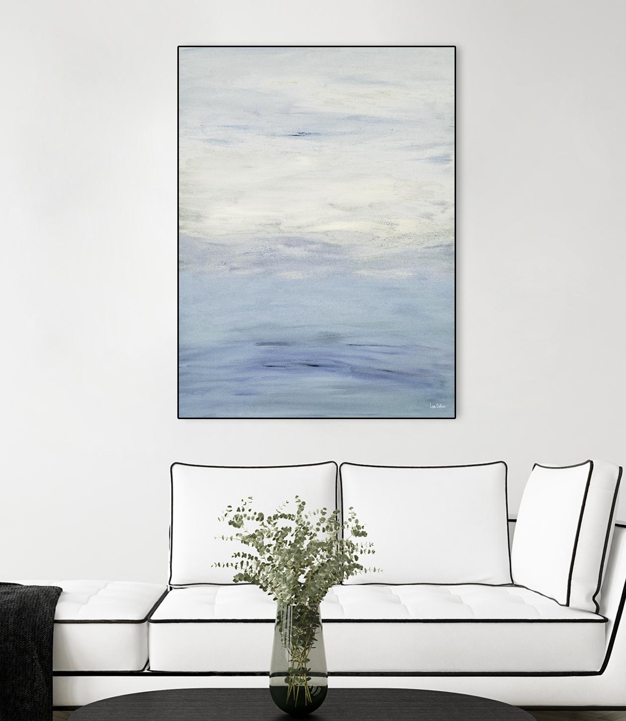Infinity – Light - 3 by Lori Dubois on GIANT ART - blue abstract pastel