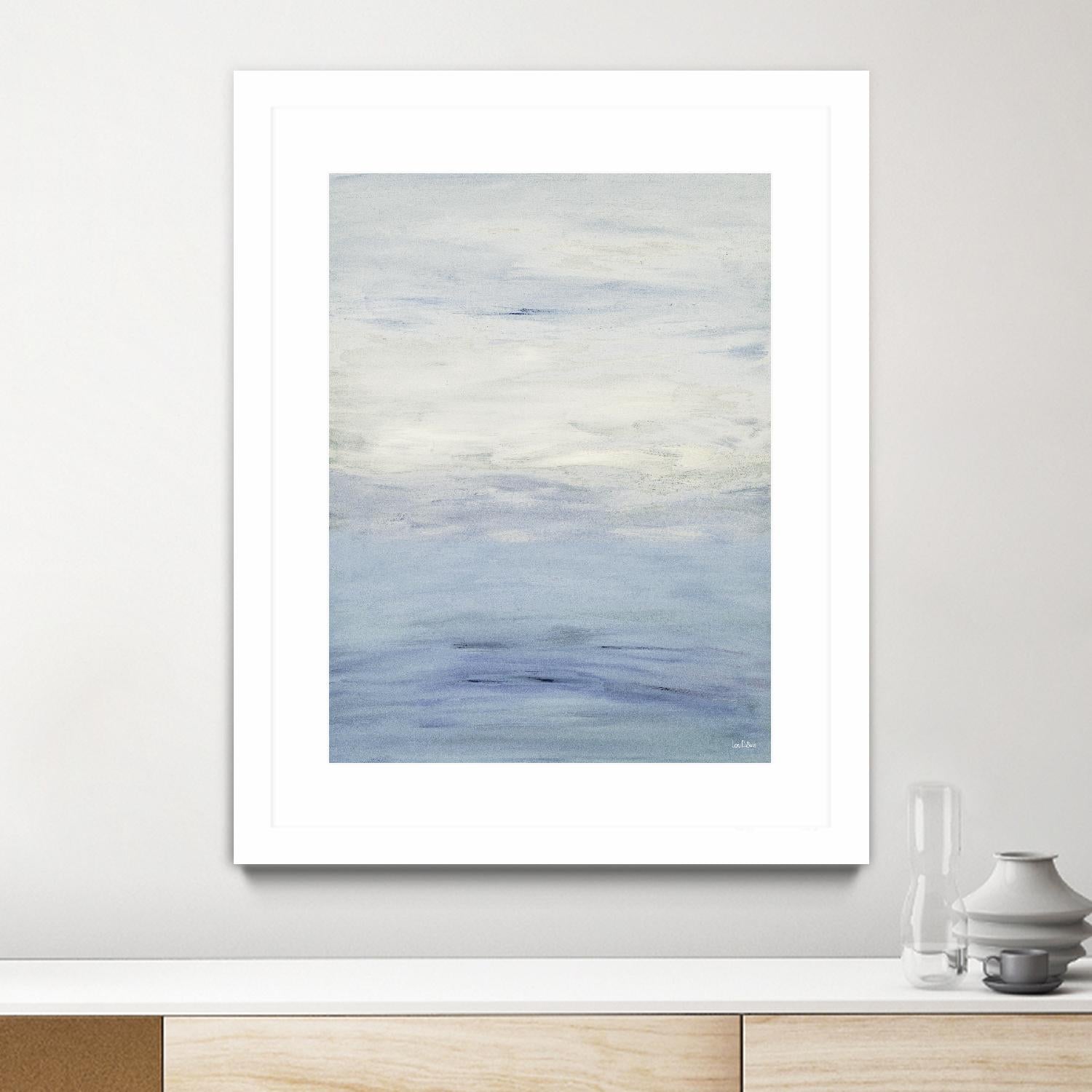 Infinity – Light - 3 by Lori Dubois on GIANT ART - blue abstract pastel