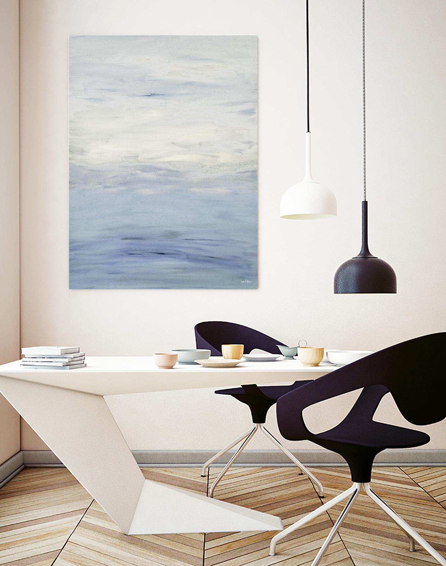 Infinity – Light - 3 by Lori Dubois on GIANT ART - blue abstract pastel
