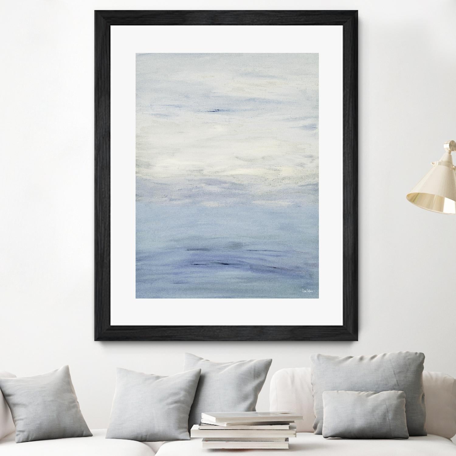 Infinity – Light - 3 by Lori Dubois on GIANT ART - blue abstract pastel