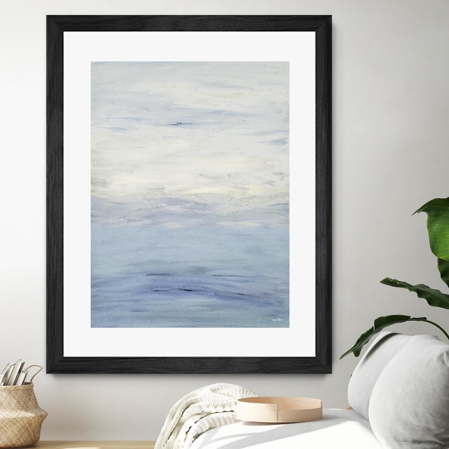 Infinity – Light - 3 by Lori Dubois on GIANT ART - blue abstract pastel