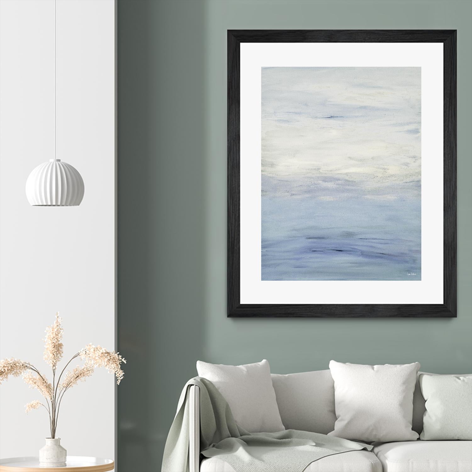 Infinity – Light - 3 by Lori Dubois on GIANT ART - blue abstract pastel
