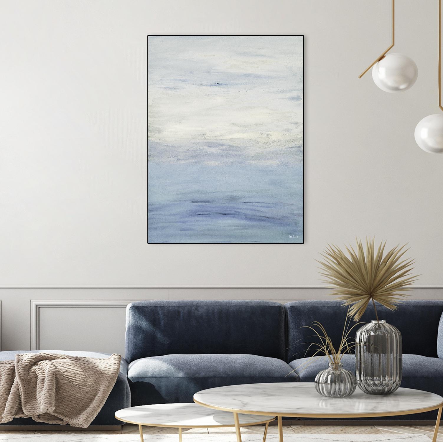Infinity – Light - 3 by Lori Dubois on GIANT ART - blue abstract pastel