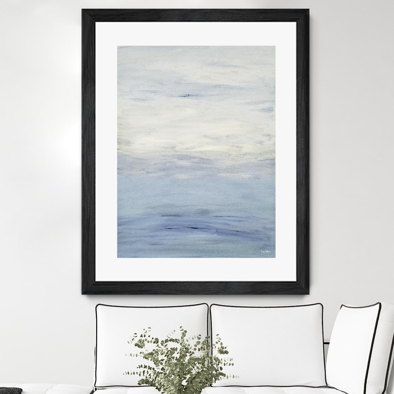 Infinity – Light - 3 by Lori Dubois on GIANT ART - blue abstract pastel