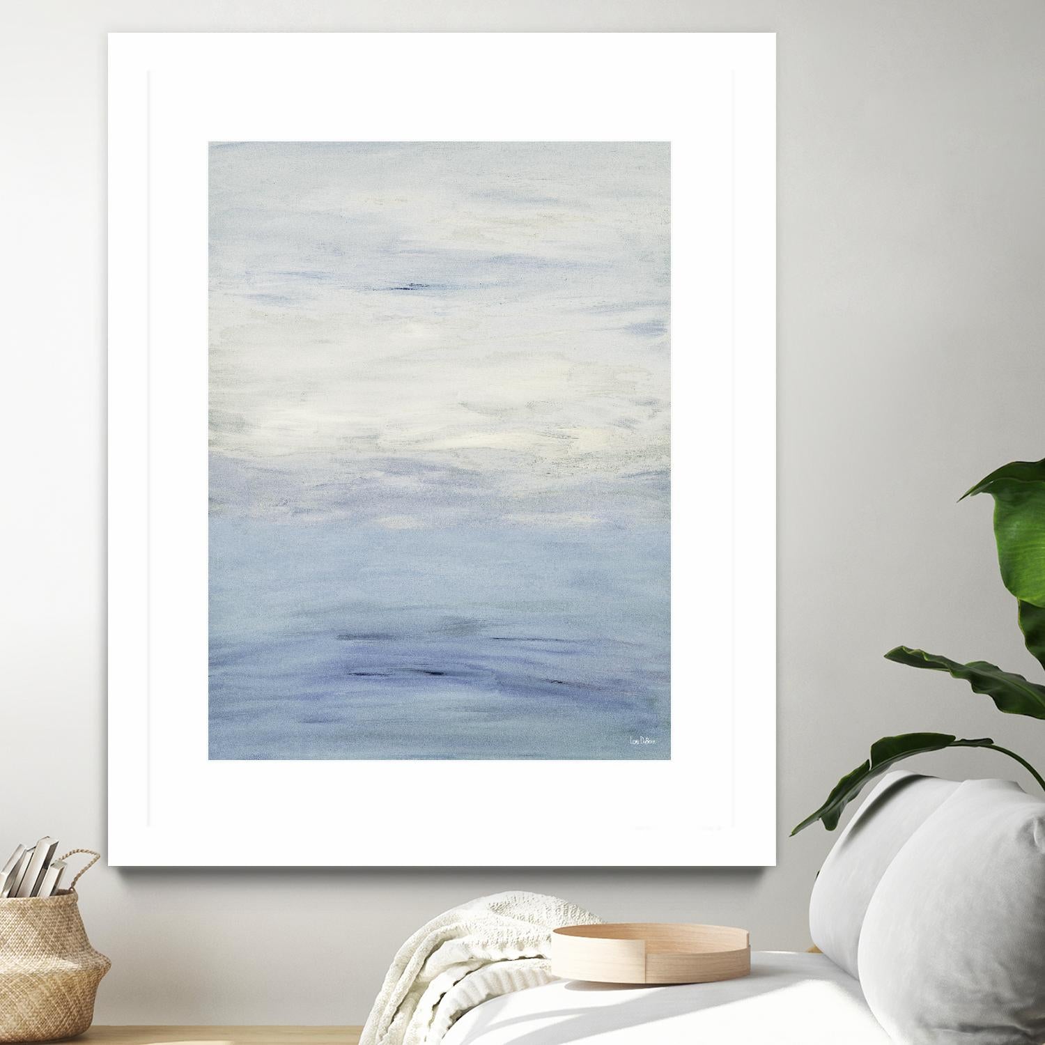 Infinity – Light - 3 by Lori Dubois on GIANT ART - blue abstract pastel