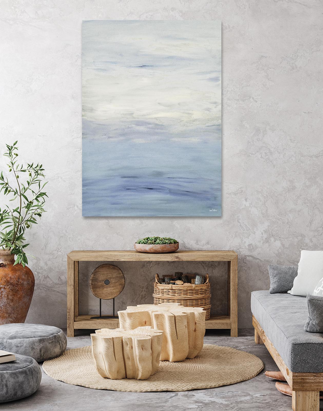 Infinity – Light - 3 by Lori Dubois on GIANT ART - blue abstract pastel