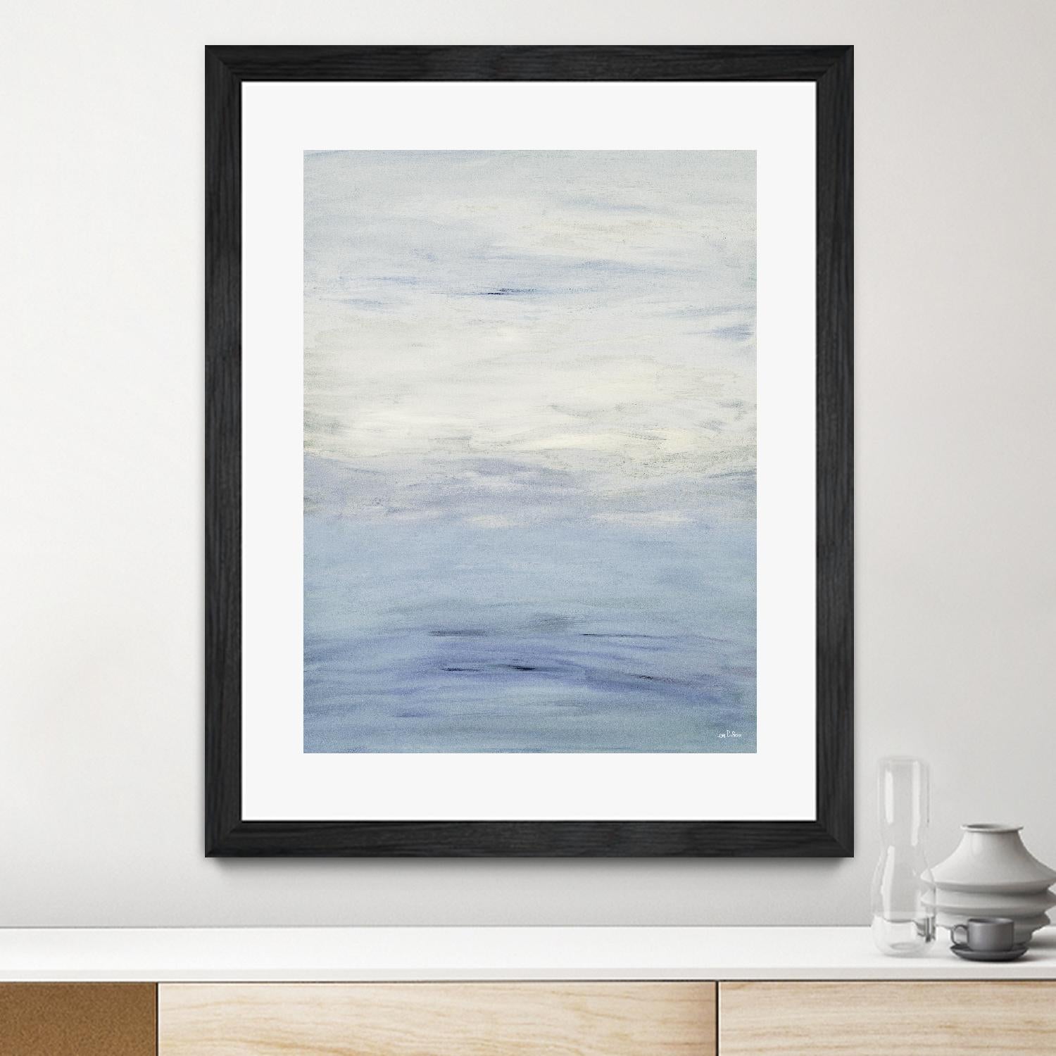 Infinity – Light - 3 by Lori Dubois on GIANT ART - blue abstract pastel