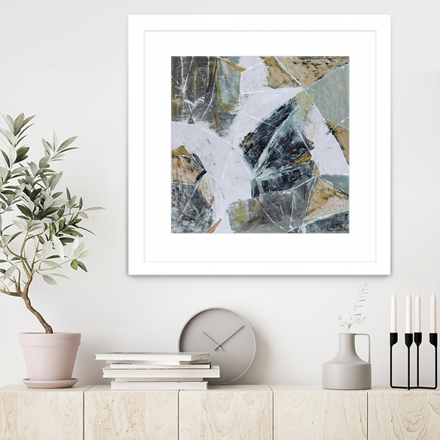 Tiger's Eye -  Light -1 by Lori Dubois on GIANT ART - beige abstract