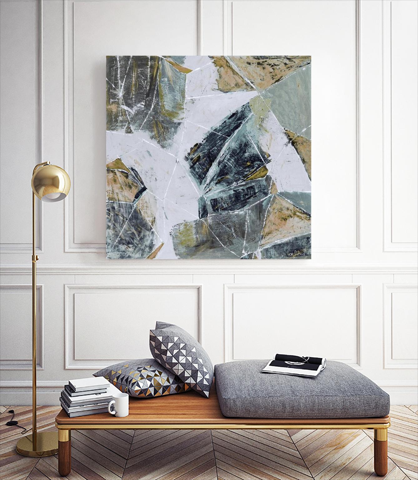 Tiger's Eye -  Light -1 by Lori Dubois on GIANT ART - beige abstract