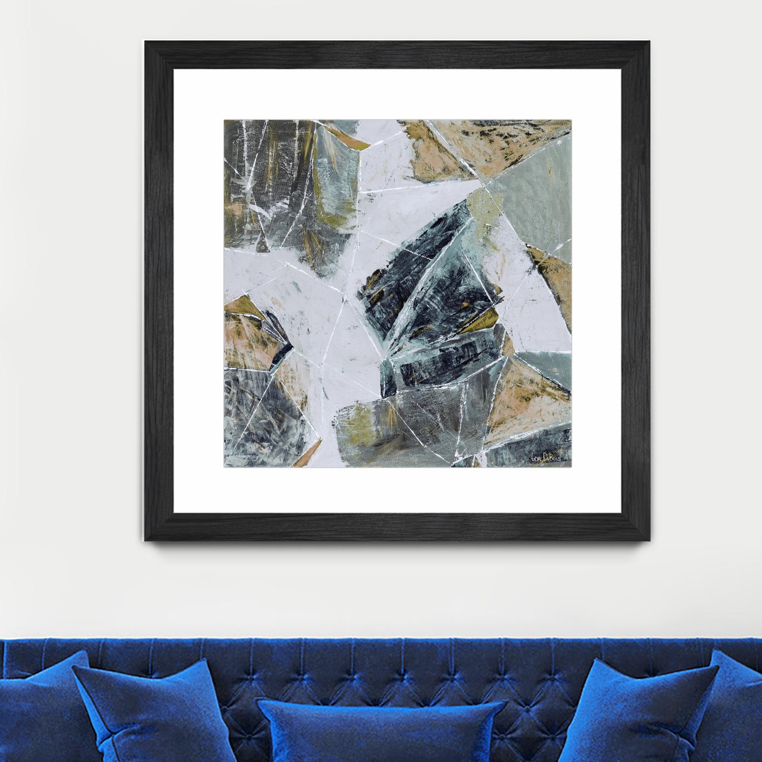 Tiger's Eye -  Light -1 by Lori Dubois on GIANT ART - beige abstract