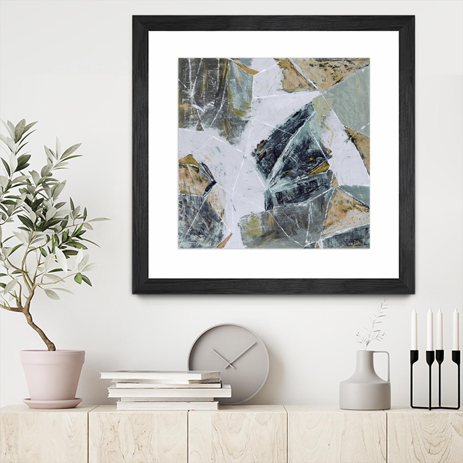 Tiger's Eye -  Light -1 by Lori Dubois on GIANT ART - beige abstract