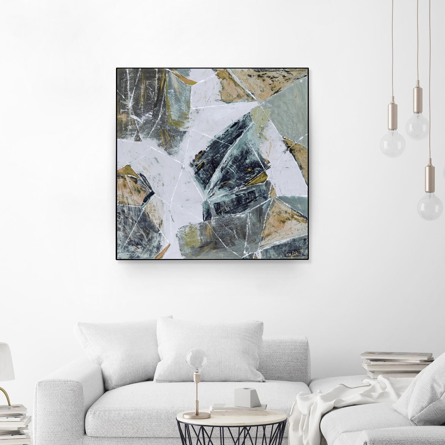 Tiger's Eye -  Light -1 by Lori Dubois on GIANT ART - beige abstract