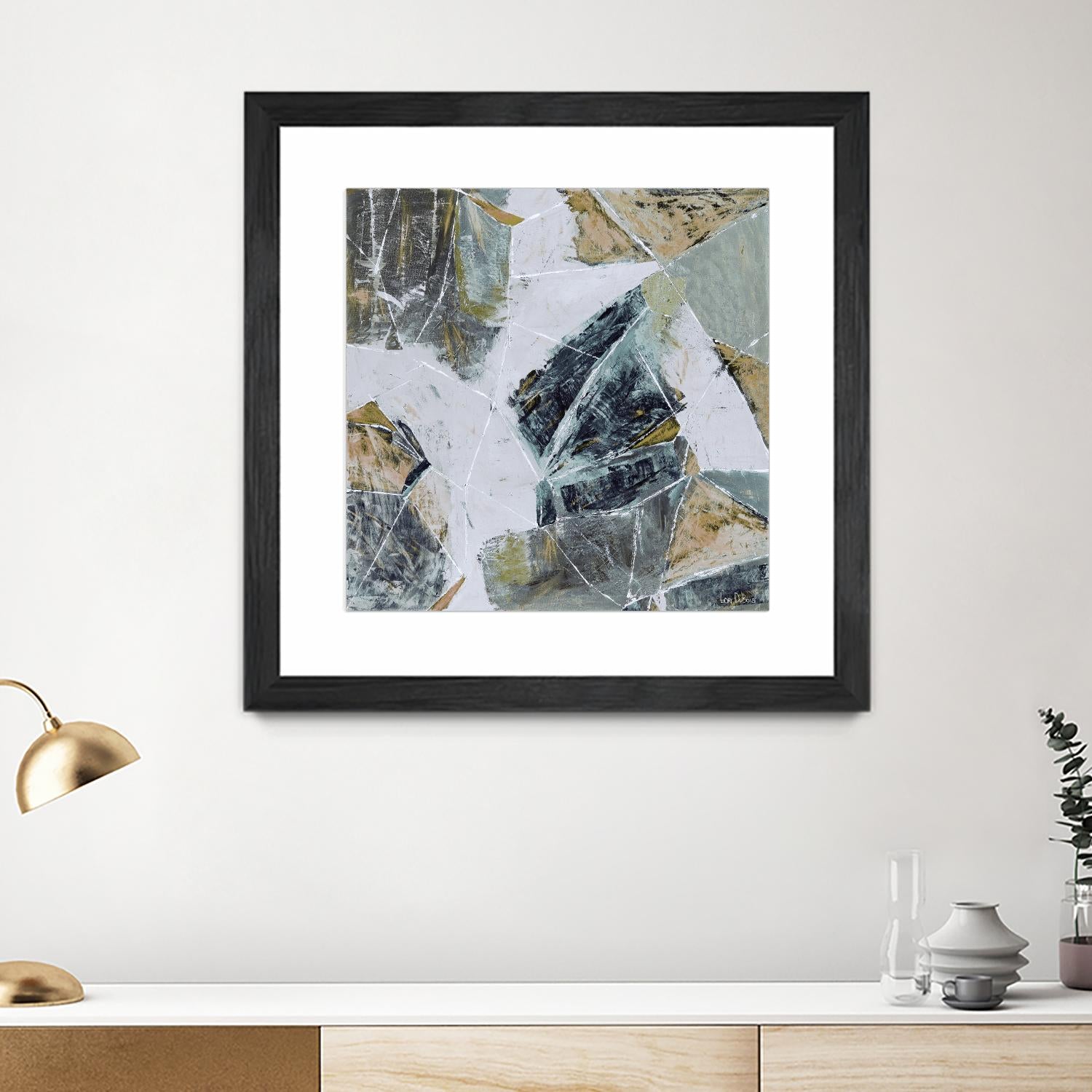Tiger's Eye -  Light -1 by Lori Dubois on GIANT ART - beige abstract