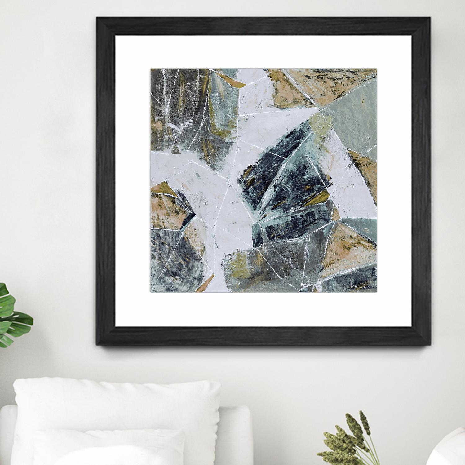 Tiger's Eye -  Light -1 by Lori Dubois on GIANT ART - beige abstract