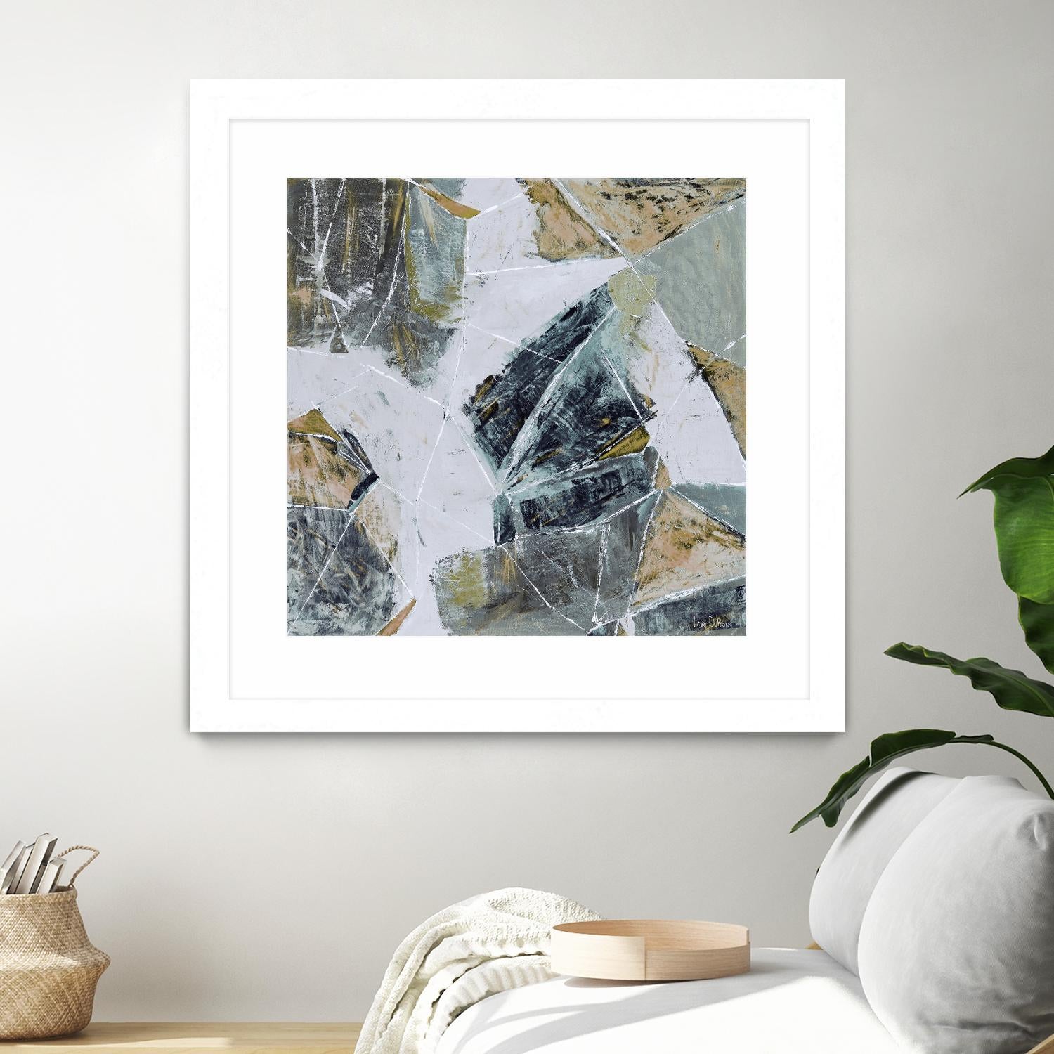 Tiger's Eye -  Light -1 by Lori Dubois on GIANT ART - beige abstract