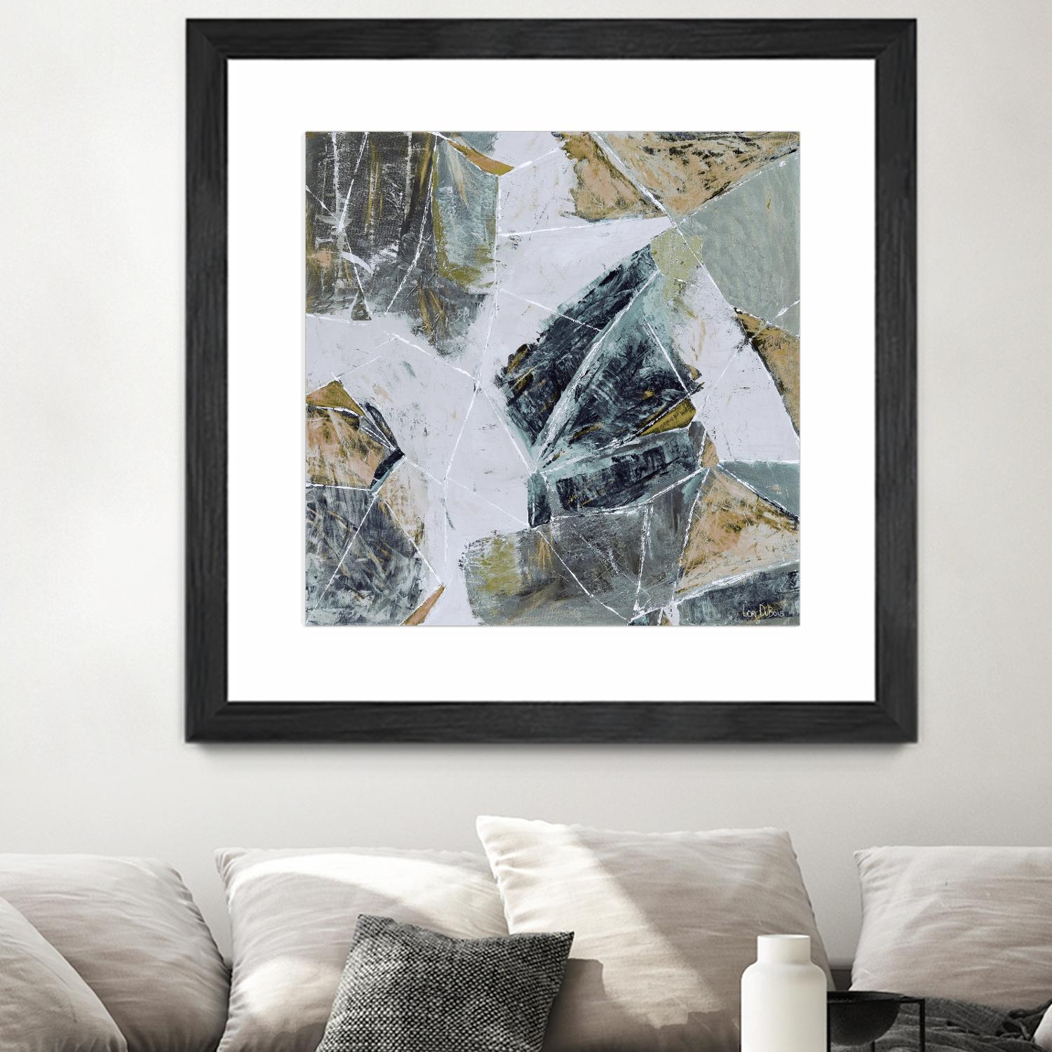 Tiger's Eye -  Light -1 by Lori Dubois on GIANT ART - beige abstract