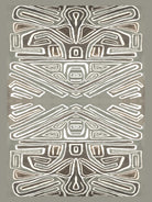 Phoenix-II by Lori Dubois on GIANT ART - white patterns gray border