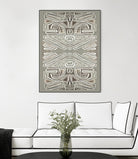 Phoenix-II by Lori Dubois on GIANT ART - white patterns gray border