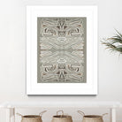 Phoenix-II by Lori Dubois on GIANT ART - white patterns gray border