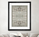 Phoenix-II by Lori Dubois on GIANT ART - white patterns gray border