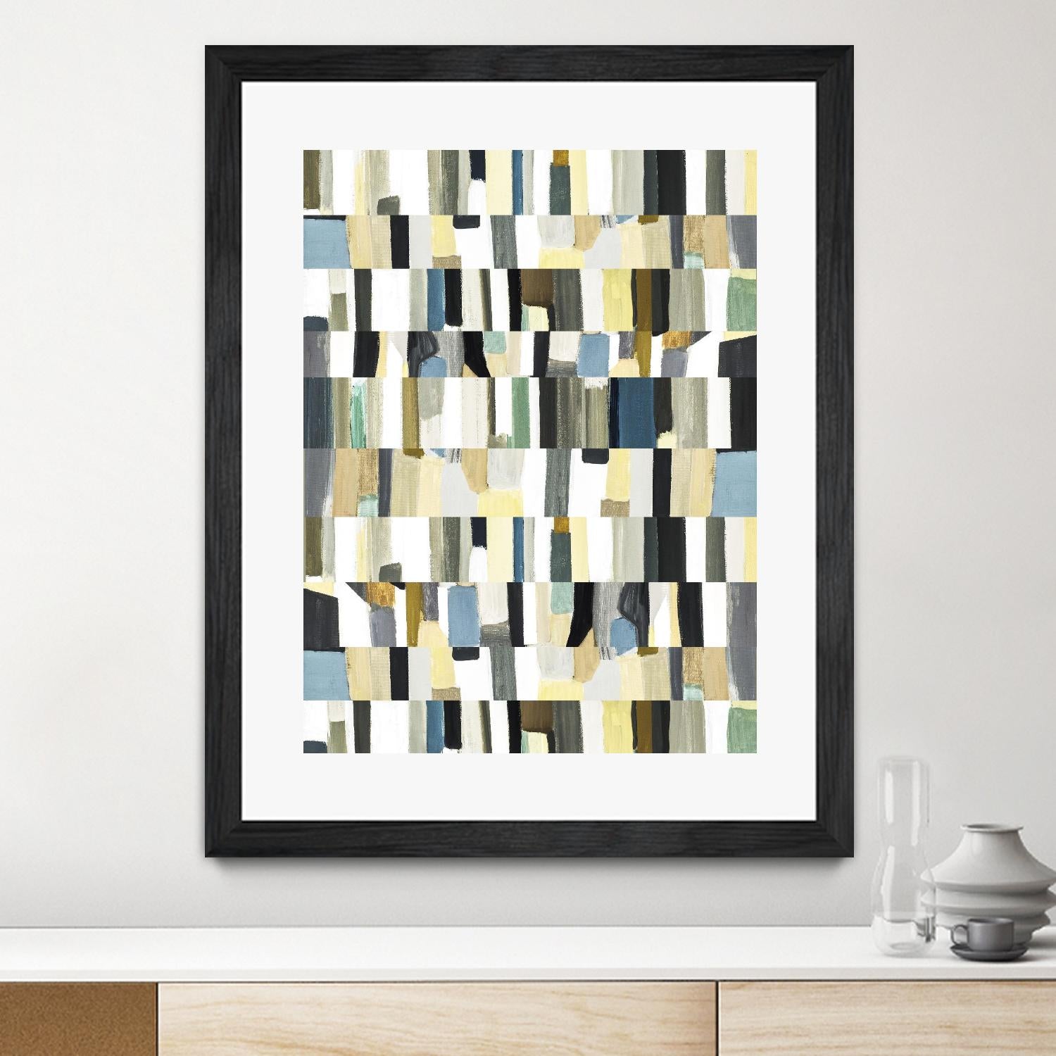 Logic-II by Lori Dubois on GIANT ART - beige patterns tan