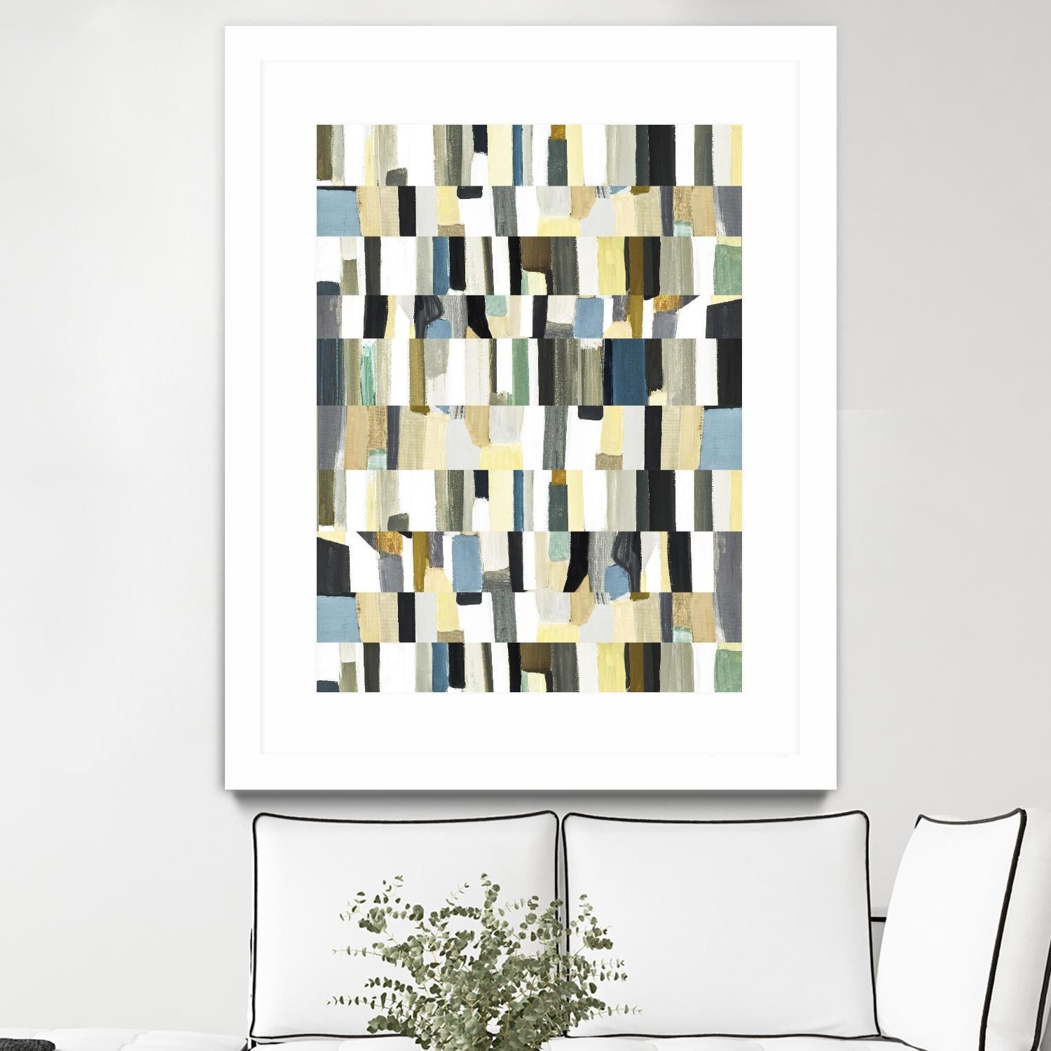 Logic-II by Lori Dubois on GIANT ART - beige patterns tan