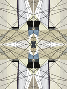 Nuance-I by Lori Dubois on GIANT ART - beige linear géométrique