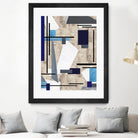 CoolPerspective-I by Lori Dubois on GIANT ART - beige linear grays