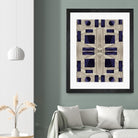 MeasureOfTime by Lori Dubois on GIANT ART - beige shapes geometric shapes