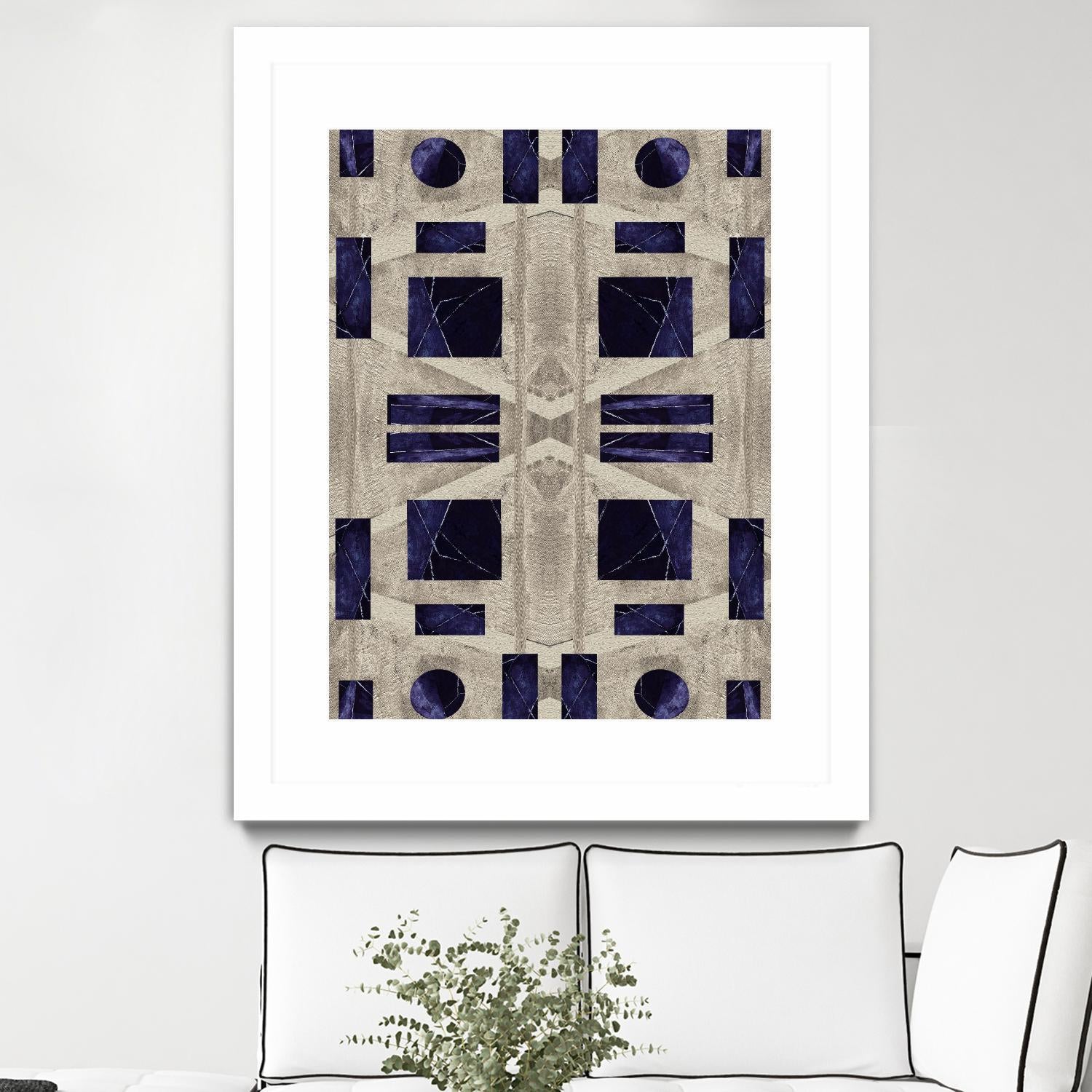 MeasureOfTime by Lori Dubois on GIANT ART - beige shapes geometric shapes