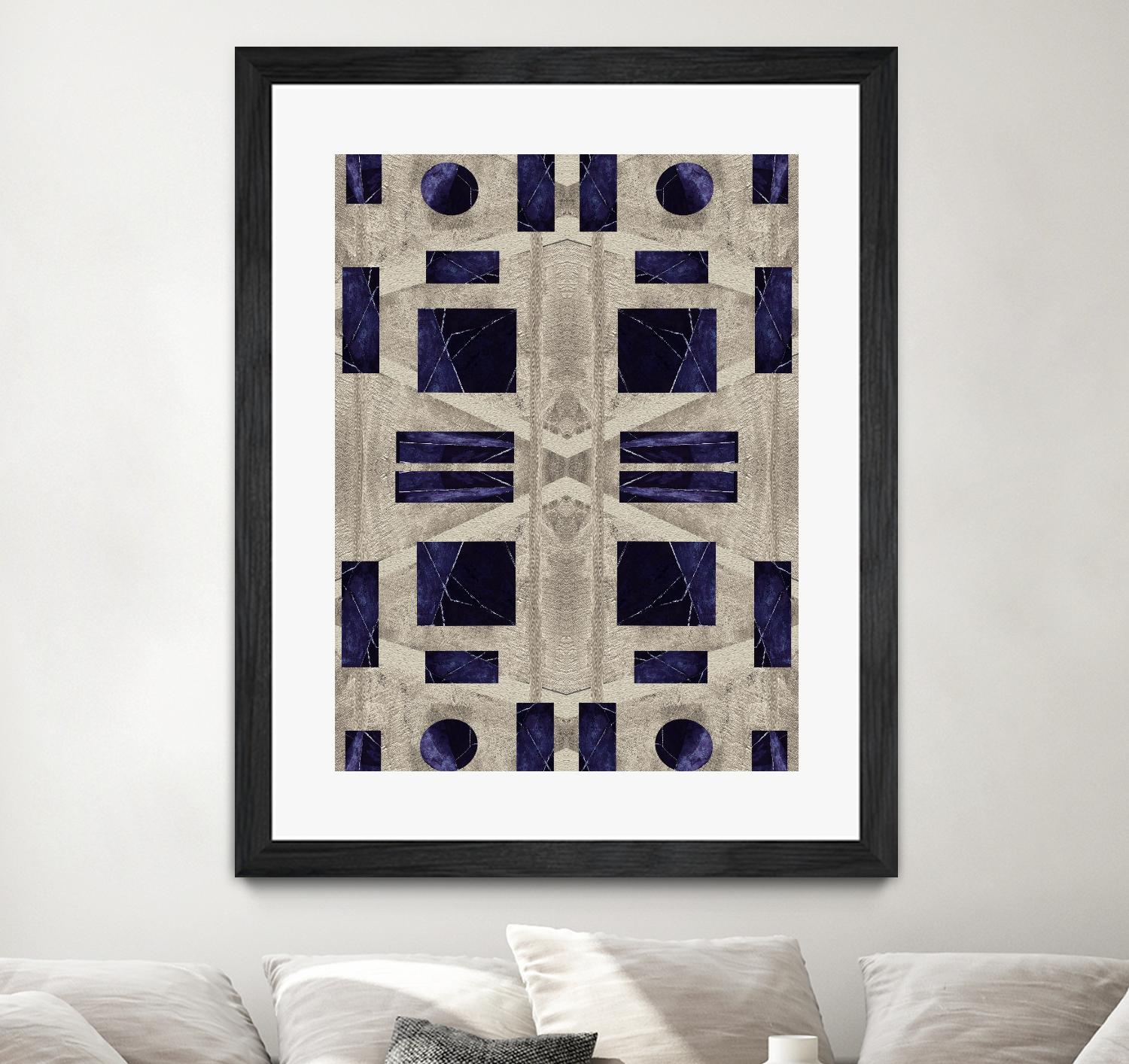 MeasureOfTime by Lori Dubois on GIANT ART - beige shapes geometric shapes