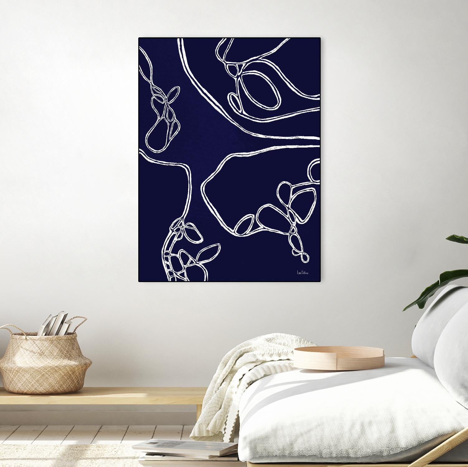BluePoint by Lori Dubois on GIANT ART - blue linear