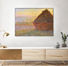 Grainstack (Sunset) by Claude Monet on GIANT ART - museums