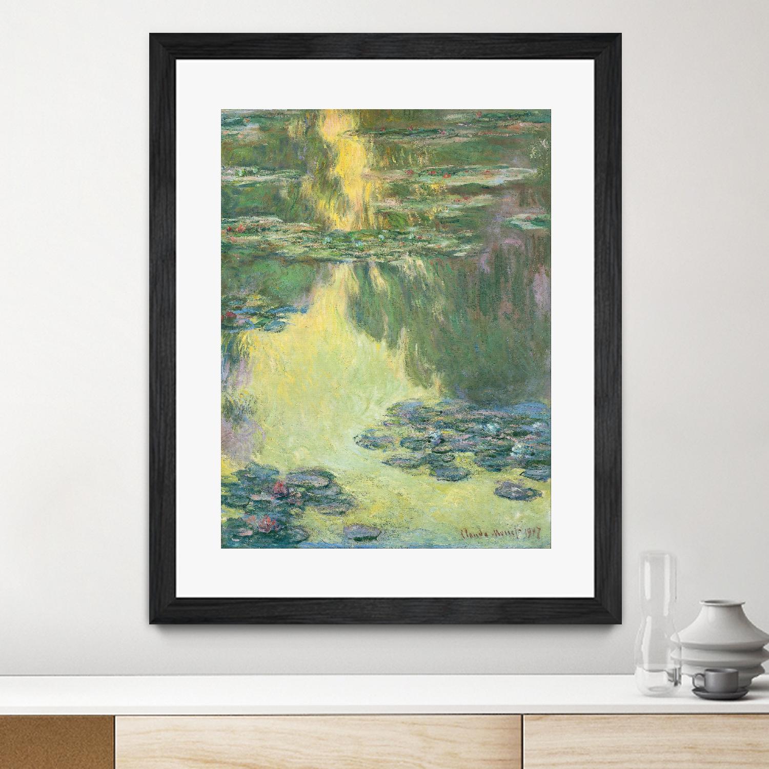 Waterlilies,1907 by Claude Monet on GIANT ART - museums flowers