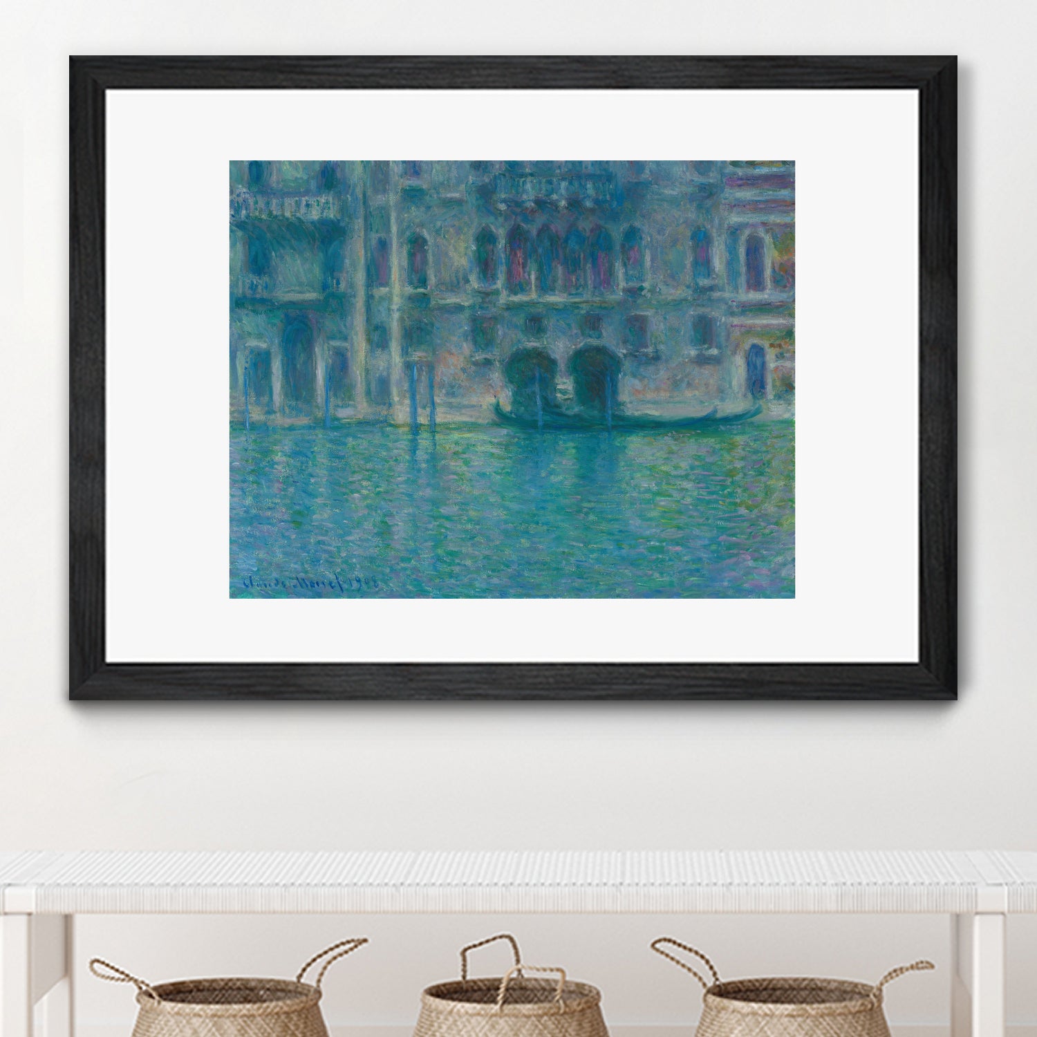 Palazzo da Mula, Venice, 1908 by Claude Monet on GIANT ART - blue masters