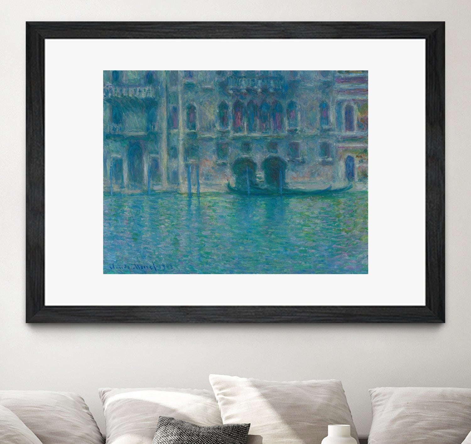 Palazzo da Mula, Venice, 1908 by Claude Monet on GIANT ART - blue masters