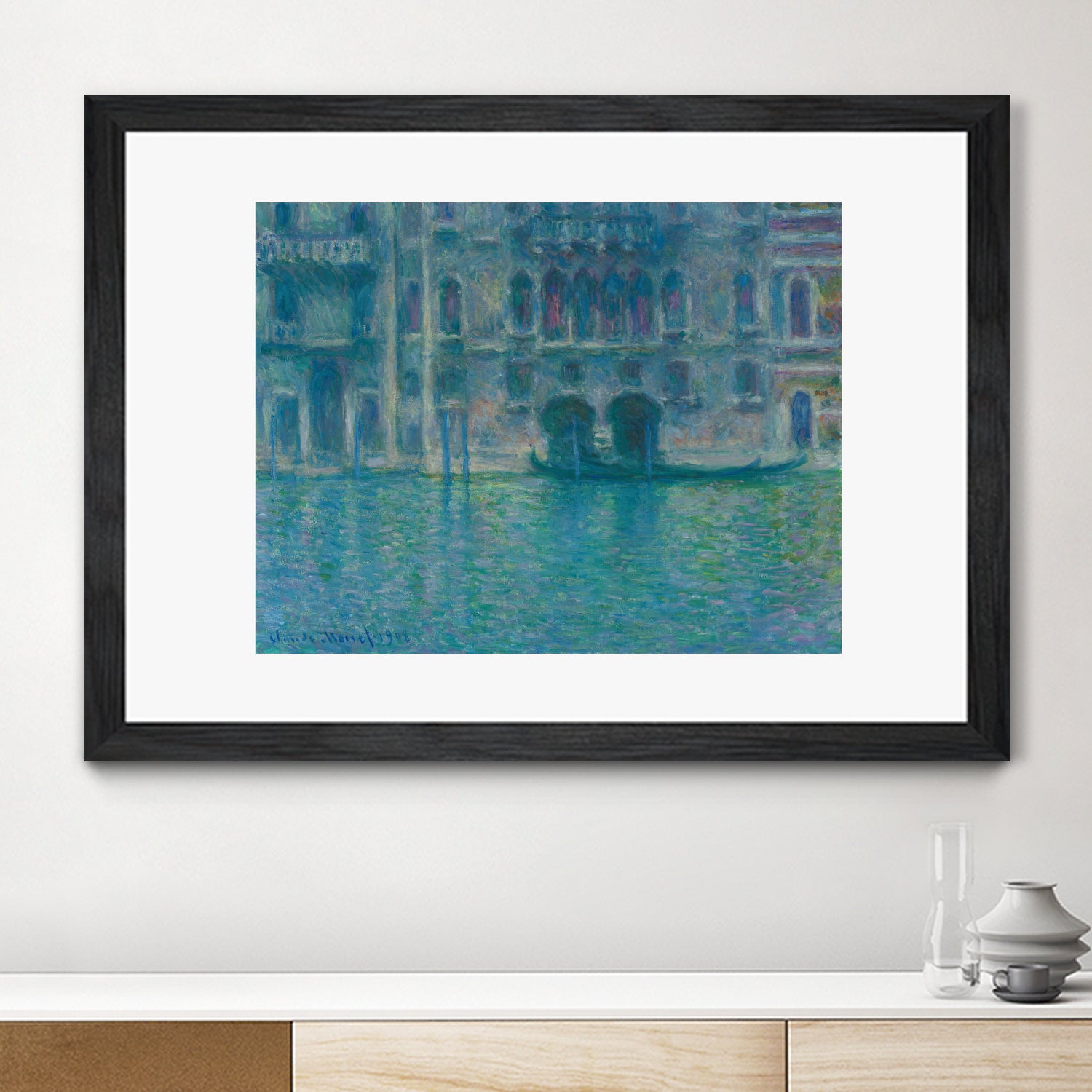 Palazzo da Mula, Venice, 1908 by Claude Monet on GIANT ART - blue masters
