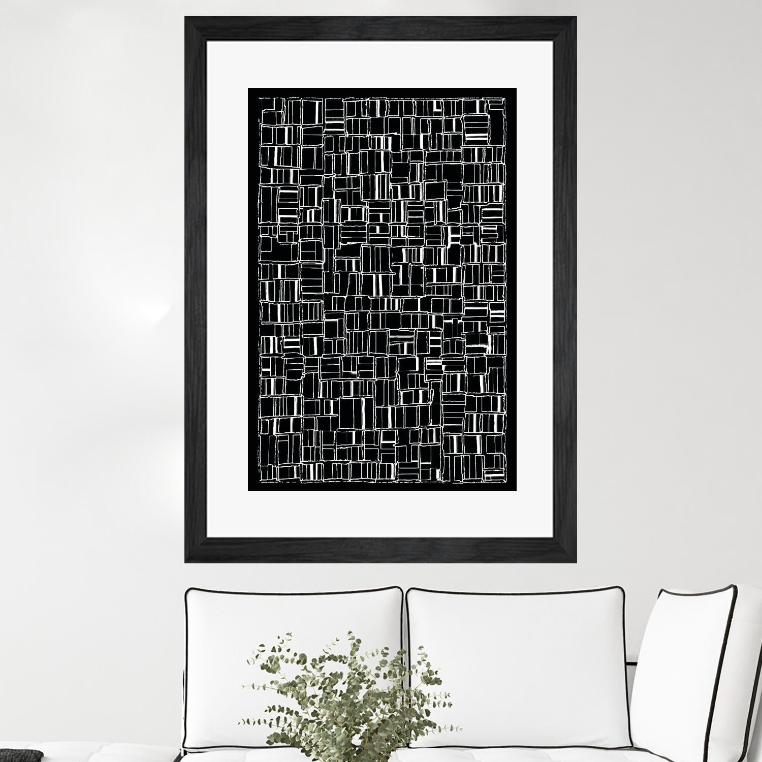 NEON NOIR by Celine Cimon on GIANT ART - black abstract canadian
