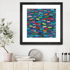 OCEAN- bleu by Celine Cimon on GIANT ART - blue abstract canadian