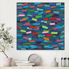 OCEAN- bleu by Celine Cimon on GIANT ART - blue abstract canadian